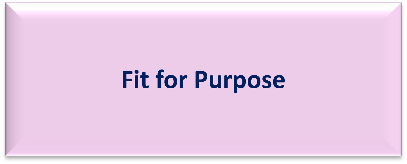 Fit for Purpose